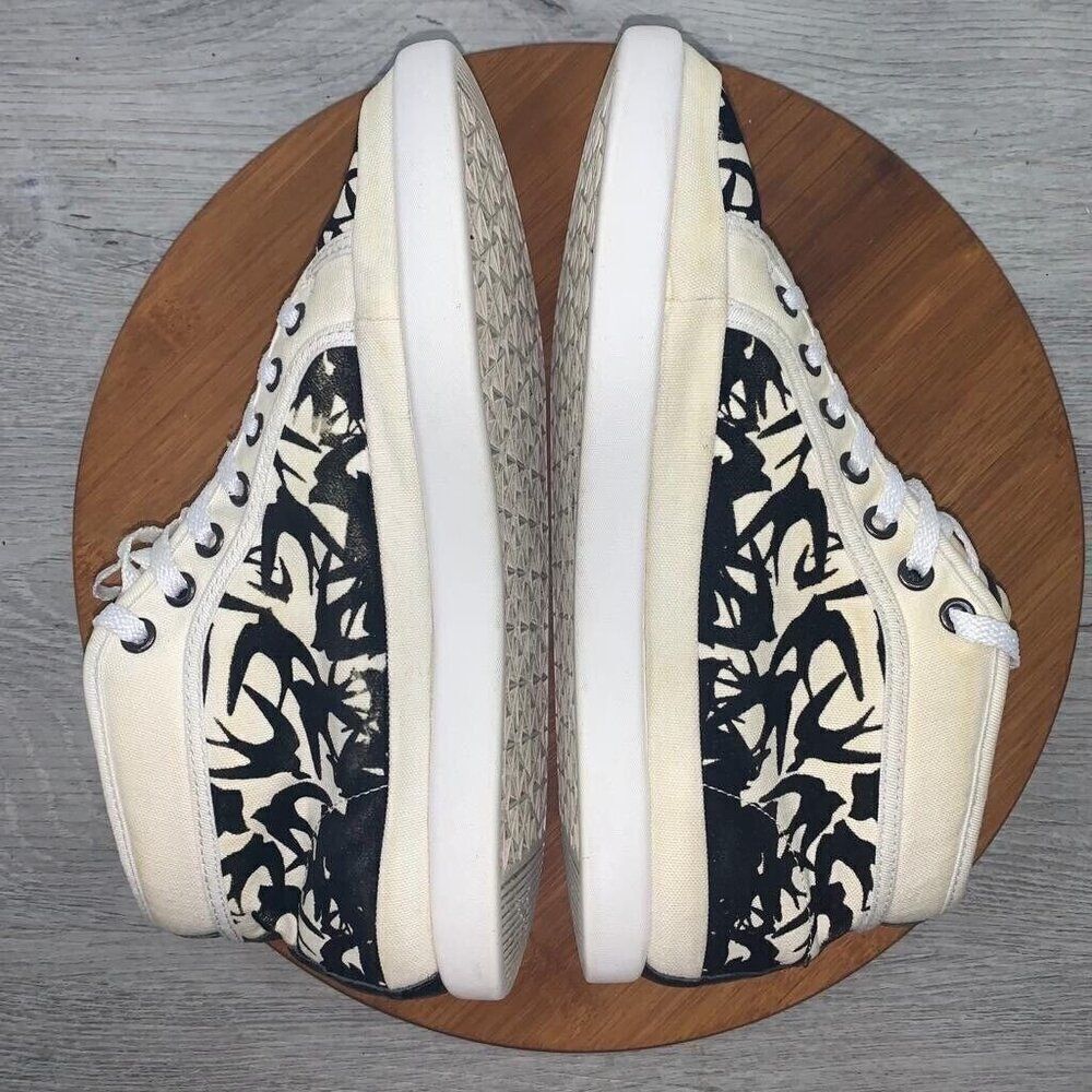 Puma McQ Alexander McQueen Men’s 8 Swallow Swarm White Canvas High Top Sneaker - Picture 7 of 12